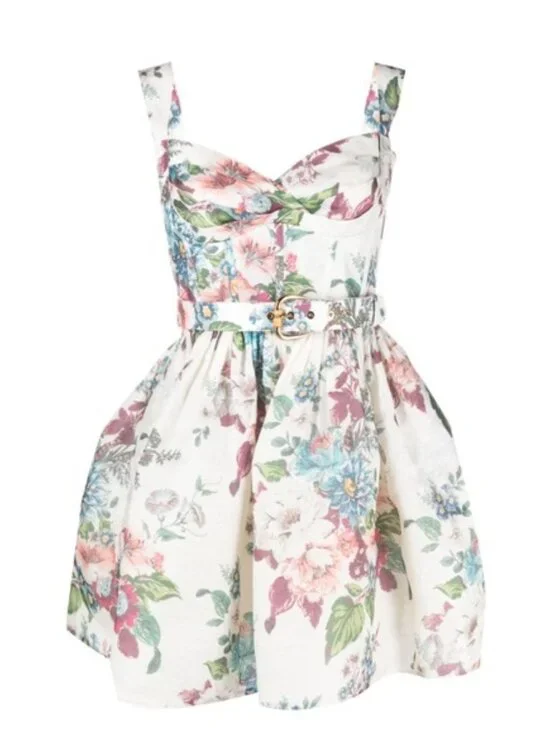 Zimmermann Floral Mini Dress - Multicolor - Picture 2 of 13